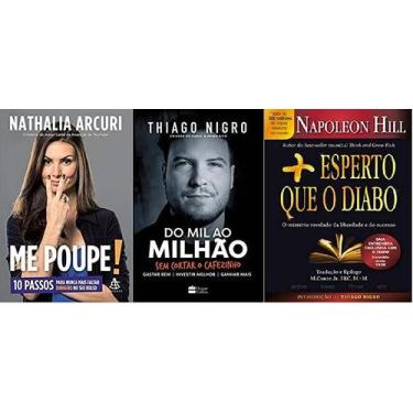 Imagem de Kit 3 livros me poupe + do mil ao milhao + esperto que o diabo