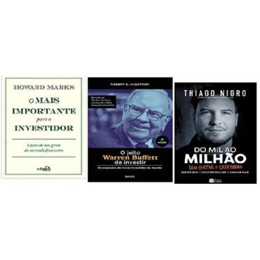 Imagem de KIT 3 LIVROS O Mais Importante Para O Investidor + O Jeito Warren Buff