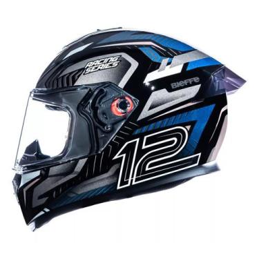Imagem de Capacete Fechado Bieffe B12 Phanton Preto Grafite Moto, 60