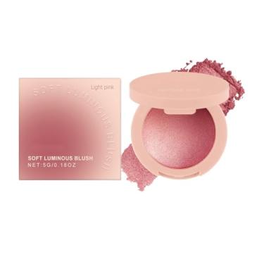 Imagem de Blush Para As Faces - Maquilhagem Blush Facial para Bochechas | Maquilhagem Brilho Duradouro E Construível, Cosméticos Leves Para Mulheres E Meninas De Todas As Tonalidades De Pele Para Festas Viagem