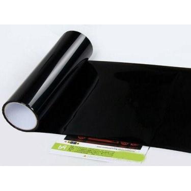 Imagem de Película Para Lanterna E Farol Carro 100cm X 30cm Dark Fume - Aparte L