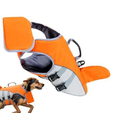 Imagem de Colete Salva-Vidas Para Cães | Colete De Segurança Para Natação Canina Com Alça,Colete Flutuante Para Treino em Água Aberta em Lago Mar Lagoa Piscina Praia Barcos Canoagem