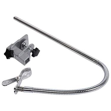 Imagem de Grampo de mesa flexível de aço inoxidável para animais de estimação, suporte antiderrapante para secador de cabelo, mãos livres com braçadeiras