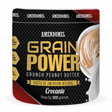 Imagem de Pasta de Amendoim Amendomel Integral Grain Power Crocante 500g - Thian