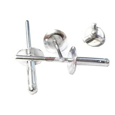 Imagem de Mill Exploding Pop Rebites 3/40.6 cm Mandril de alumínio de cabeça grande com dobra tripla .040 - .354 Fixador de alcance de aderência