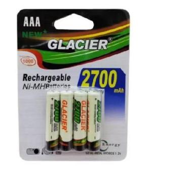 Imagem de Pilha Recarregável Power 2700mah AAA - GLACIER