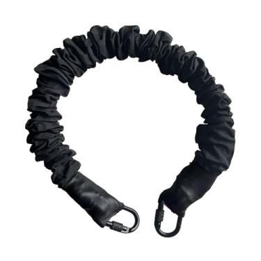 Imagem de simhoa Corda elástica para ioga, corda para dança de ioga com ganchos, faixa de treinamento de velocidade e corrida, faixa de resistência única para corrida, Capacidade de Carga 70 Kg