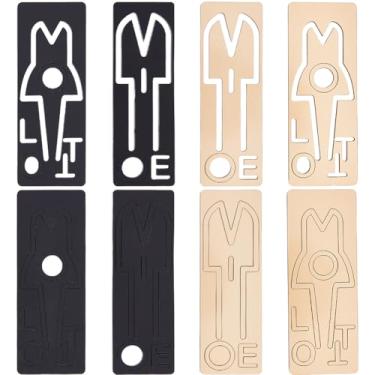 Imagem de SUPERFINDINGS 6 peças, 3 cores, placas de banheiro masculinas e femininas, placas de porta de banheiro com adesivo em branco nas costas, decalques de banheiro masculinos e femininos para escritórios