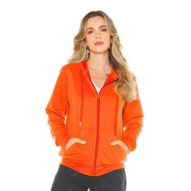 Imagem de Jaqueta Feminina Moletom Com Capuz-Feminino