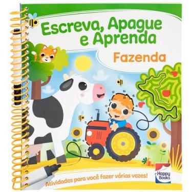 Imagem de Livro - Escreva, Apague e Aprenda: Fazenda