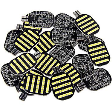 Imagem de Lâmpadas de LED 921 super brilhantes para luzes internas de trailer, trailer, motorhome, barco, barco, domo, luz interior (pacote com 20, branco 6000K)