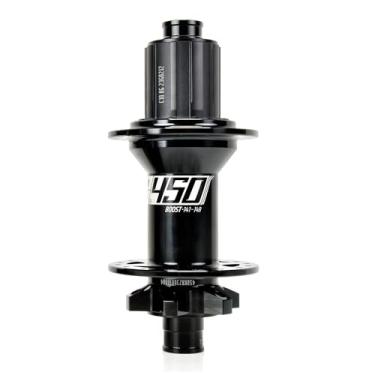 Imagem de BestParts XM450 MTB Cubo traseiro 12 x 148 mm 28 furos Boost / 15 x 110 mm MTB Cubo dianteiro, conjunto de cubo MTB 28 furos através do eixo freio a disco com substituição de cassete HG para Shimano 8