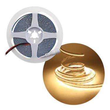 Imagem de Fita LED 2835 12V 5M 240LEDs/m 15W/m 1800lm Branco Quente 3000k ST3217