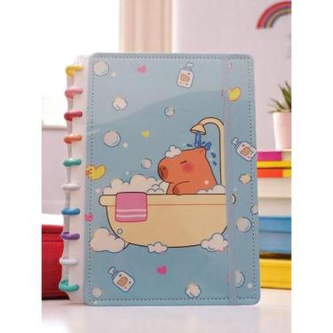 Imagem de Caderno de Disco inteligente Capa Dura Capivara Disco B5 e A5 com 80 f