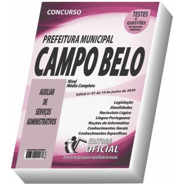 Imagem de Apostila Campo Belo - Auxiliar De Serviços Administrativos