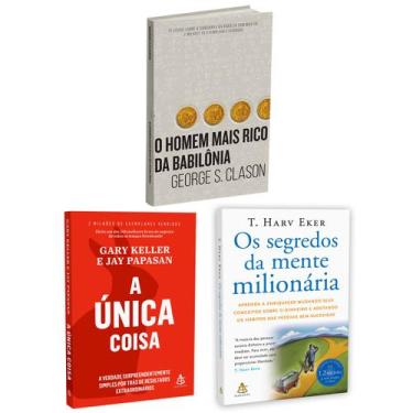 Imagem de Kit 3livros, A Única Coisa + O Homem Mais Rico da Babilônia + Os Segre