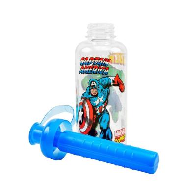 Imagem de Garrafa de Plástico  550ml Squeeze Gelo Marvel - Tudo em Caixa
