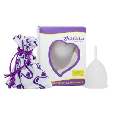 Imagem de Coletor Menstrual Violeta Cup - Transparente Tipo B, 1 Un
