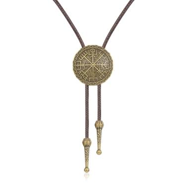 Imagem de Dlknp Colar ocidental de couro cowgirl para mulheres, acessórios de fantasia, joias ocidentais, 15.75-31.5 inches, Liga de aço, Sem Pedra Preciosa