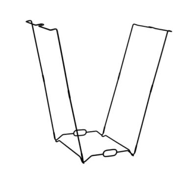 Imagem de IEUDNS Suporte para saco de lixo de jardim, acessórios decorativos, suporte prático para saco de folhas, dobrável para capinar folhas de quintal