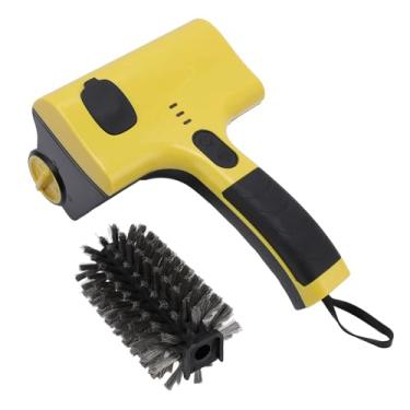 Imagem de Yunir Escova de Limpeza de Churrasqueira Elétrica Sem Fio, Pincel de Grelha Elétrica Sem Fio para Churrasqueira Ao Ar Livre, Velocidade Ajustável, 2600mAh Recarregável Com Cabo de