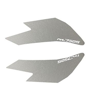 Imagem de ONWARM Para H&ONDA para NC750S Adesivo Protetor de Tanque de Motocicleta Decalque Gás Combustível Joelho Aderência Tração Lateral Almofadas de Tração Decalque de Almofada de Tanque (Cor: Único)