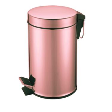 Imagem de Lixeira Dourada Com Pedal 3 L