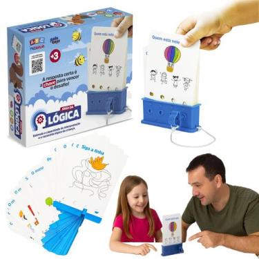 Imagem de Jogo Da Logica Infantil Cartas Escolar Pedagogico Oferta Pçs - Pakitoy