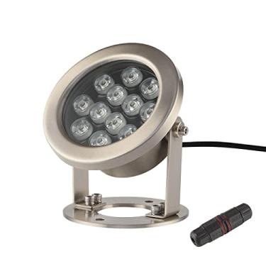 Imagem de JSN&PC Luzes LED para lagos 24W 5000K Cor Branca DC12V Luzes Subaquáticas para Festa Casa Jardim Fonte Água Rockery Grass Land