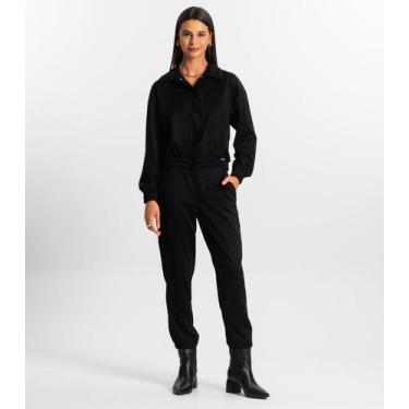 Imagem de Calça Suede Feminina Rovitex Preto, M, Preto