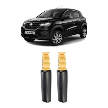 Imagem de Kit 2 Batente Coifa Guarda Pó Traseiro Kwid 2017 2019 2020 - Qualykits