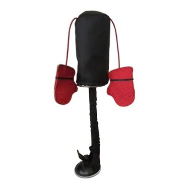 Imagem de YIBAISI Saco de boxe para gatos, brinquedo divertido de provocar atividades divertidas para felinos com luvas de boxe penduradas