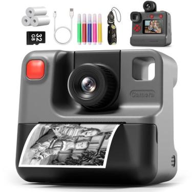 Imagem de Câmera de impressão instantânea GREENKINDER para crianças com cartão d