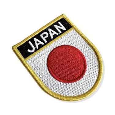 Imagem de BP0058E-001 Bandeira Japão Patch Bordado 6,8x8,0cm - BR44