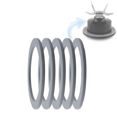 Imagem de Vedação de vedação de anel de vedação do liquidificador 5 peças, para peças de liquidificador Hamilton Beach Peças de reposição Hamilton Beach Peças de reposição para liquidificador Hamilton Beach
