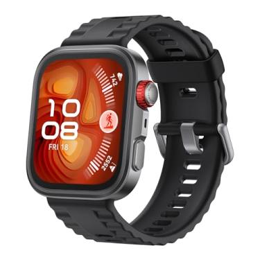 Imagem de Smartwatch, HUAWEI WATCH FIT 4 Pro, Esportes ao Ar Livre de Nível Profissional, Vidro de Safira e Titânio, Mapa de Campos de Golfe, Compatível com iOS e Android, Preto