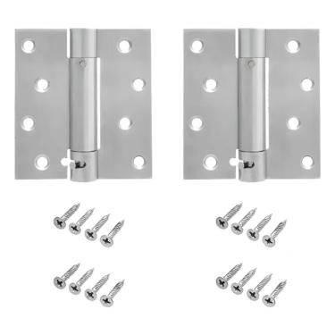 Imagem de 02 Dobradiça Inox com Mola Fechamento Automático Suave Fechamatic