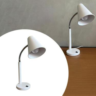 Imagem de Abajur Luminaria De Mesa Flexível Metal Para Leitura, Escritorio Home 