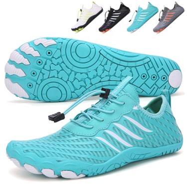 Imagem de Tênis de caminhada descalço feminino, masculino, unissex, respirável, antiderrapante para caminhada, bico largo, para caminhadas, corrida, ioga e esportes aquáticos, Luz da lua, 15 Wide Women/13 Wide