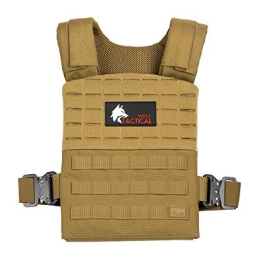 Imagem de WOLF TACTICAL Colete pesado de liberação rápida para homens colete de treino, colete de peso de treino de força colete masculino