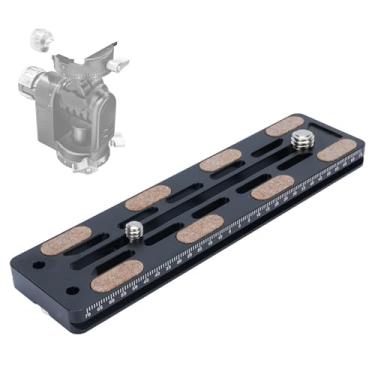 Imagem de GOWENIC Placa Rápida de 140 Mm ARCA SWISS QR GLAMP Com 1/4in 3/8 de Parafuso de Alumínio de Alumínio Tripé Montar Placa de Base para DSLR Câmera de Ação Sem Espelho