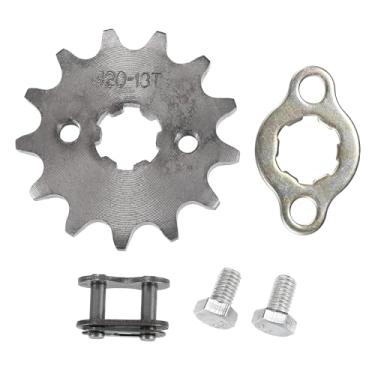 Imagem de uxcell 1 conjunto 420 13T 17 mm motocicleta dianteira motor roda dentada para 50cc 70cc 90cc 110cc 125cc Dirt Pit Bike Mini Bike ATV
