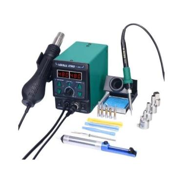 Imagem de Estação De Soldagem Digital YIHUA 8786D Com Ferro De Solda E Ar Quente