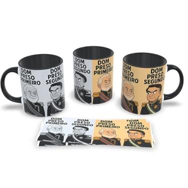 Imagem de Caneca de Porcelana Meme Político Dom Preso 1 e Dom Preso 2 (Mod.6)