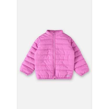 Imagem de Jaqueta Puffer Unissex Infantil Up Baby, Roxo, 2