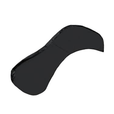 Imagem de Tighall Capa de motor de popa 1 pacote, capas de capô de motor de barco resistentes em tecido Oxford 420D, capa preta à prova d'água para motor de barco com alça ajustável (serve para 60-100 HP)