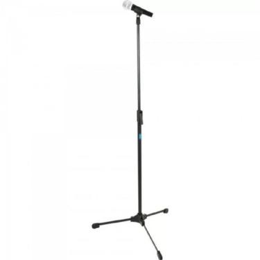 Imagem de Pedestal Reto De Microfone Ideal Para Estudio Tpr Preto Ask
