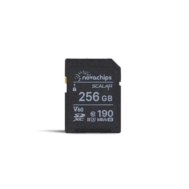Imagem de Novachips Cartão de memória escalar SDXC V60 UHS-II de 256 GB (NP467C256GTX4)