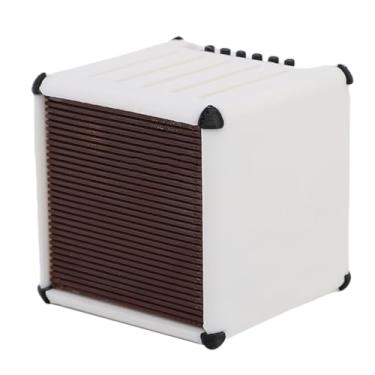 Imagem de GOWENIC Caixa de Suporte de Exibição de Guitarra Exclusiva Caixa de Suporte Sturdy Pla Material 5 Picks Caso Organizador para Amantes da Música Versátil Ajuste (Branco b)