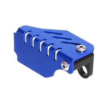 Imagem de Tampa de fluido do cilindro mestre dianteiro Monkey compatível com Monkey 125 2018-2024 CT125 Trail 125 2020-2024 Acessórios de motocicleta Protetor de tampa do tanque de fluido de freio (azul)